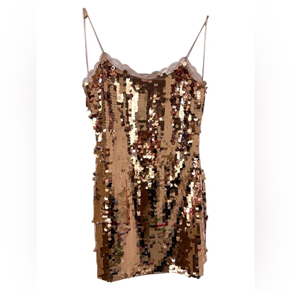 LoveShackFancy Rose Gold Grecia Dress Size 2 - Picture 11 of 12